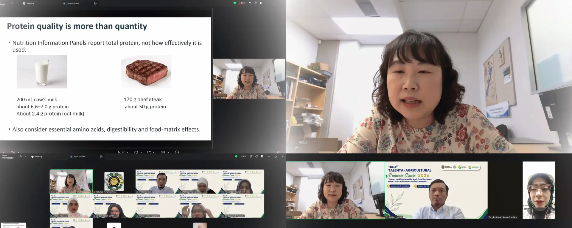 Professor from Auckland University of Technology, New Zealand, Discusses Sustainable Food Processing at TALENTA-Agricultural Summer Course 2026